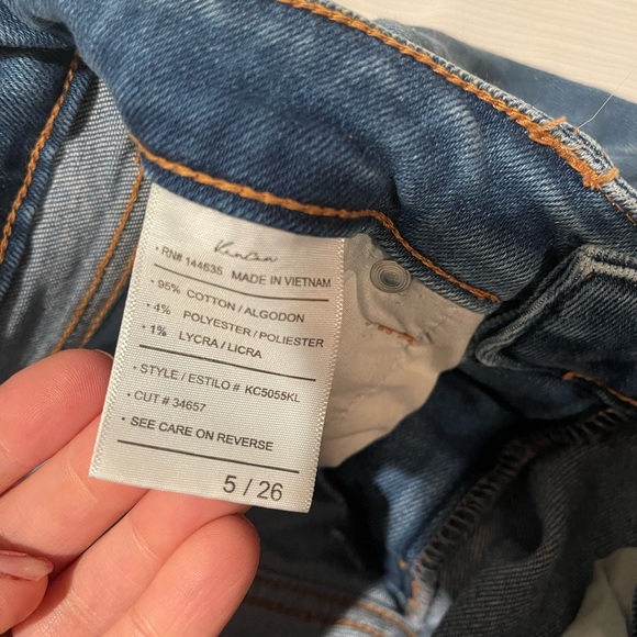 Kancan women’s skinny jeans distressed size 5 / 26 stretch - Picture 6 of 12